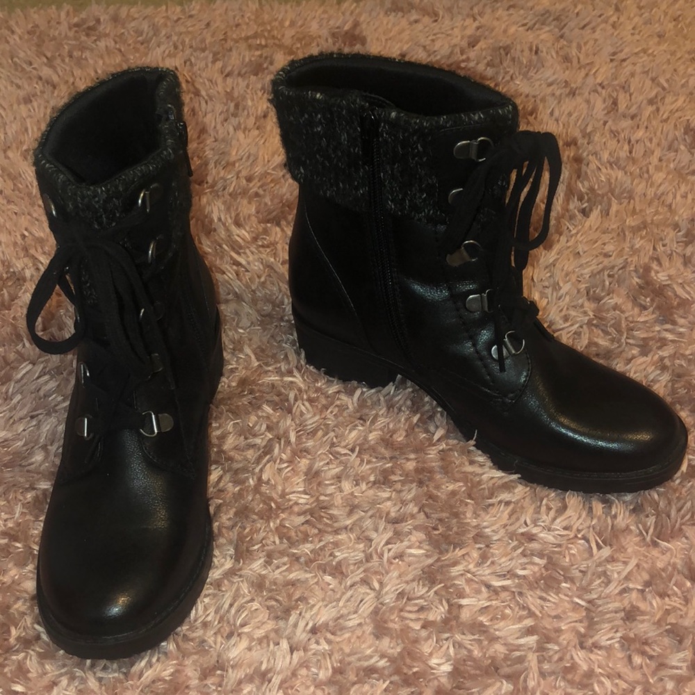 Black Combat Boots